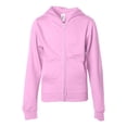 thumbnail image 1 of Independent Trading Co. Youth Midweight Full-Zip Hooded Sweatshirt, 1 of 3