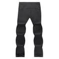 thumbnail image 3 of ohmzyzo Men's Waterproof Hiking Pants Quick Dry Working Cargo Pants Patchwork Straight Leg Trousers Casual Solid Color Pants with Zip Pockets XXL, 3 of 5