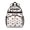 Football Bow Brown Pattern, variant on Football Bow Brown Pattern Cute School Backpack Bag for School with Padded Back and Adjustable Shoulder Straps 15.25"x11.5"x5.25"