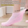 thumbnail image 2 of Revosoxs Diabetic Bamboo Socks for Men and Women,5 Pairs Loose Non-Binding Low Cut Diabetic Socks size 5-13ï¼ˆPure-Smallï¼‰, 2 of 5