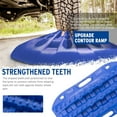 thumbnail image 2 of BUNKER INDUST Off-Road Traction Boards, 2 Pcs Recovery Tracks Traction Mat for 4X4 Jeep Mud, Sand, Snow Traction Ladder-Blue Tire Traction Tool, 2 of 7