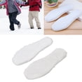thumbnail image 4 of Thick &  Soft White Plush Insoles, Keep Feet Warm,  Comfortable Curve Fit, Different Sizes, Wide Application, 4 of 8