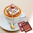 thumbnail image 6 of TERGAYEE 4PCS Stainless Steel Christmas Spoon Gift Set,Xmas Coffee Spoon Dinner Forks Dessert Spoon Stirring Spoon Ice Cream Spoon Creative Tableware Gift,Holiday Party Supply, 6 of 7