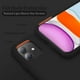 thumbnail image 3 of Funda de silicona ultradelgada para iPhone 11, resistente a golpes, con forro de microfibra suave antiarañazos, 6,1 pulgadas, color negro., 3 of 7