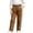 Coffee, variant on Nskgu Boys Casual Pants Elastic Waist Straight Leg Pull On Dressy with Side Pockets for Big Kids