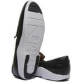 thumbnail image 4 of Strive Milan Women's Lightweight Slip On Leather Loafer Shoes In Black Size 5.5/6, 4 of 6