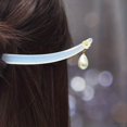 thumbnail image 1 of Vintage Chinese Style Cheongsam Hair Accessories: Handmade Hanfu Acetate Hairpin with Jade Flower Tassel, 1 of 5