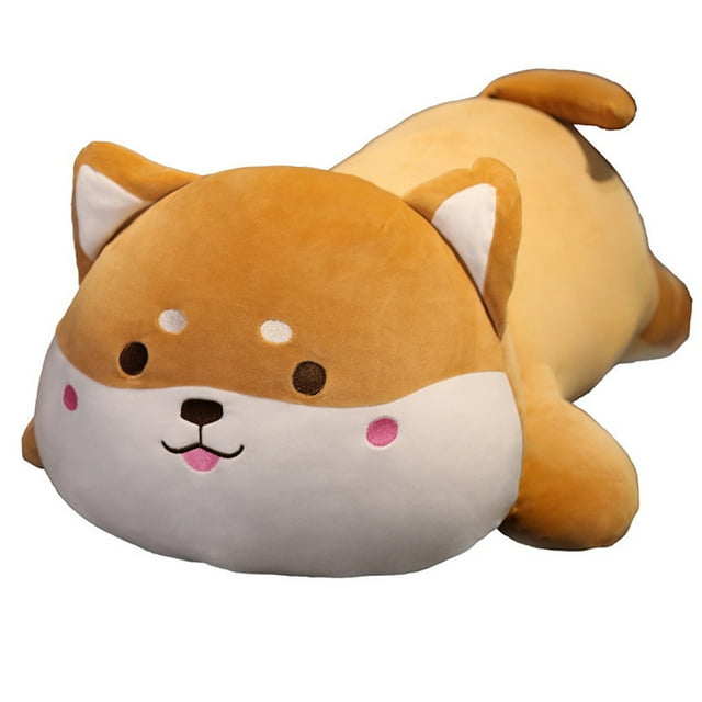 Muñeca de peluche con dibujos animados de Shiba Inu, 40 cm, en algodón y felpa