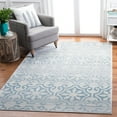 thumbnail image 2 of SAFAVIEH Martha Stewart Isabella Clover Area Rug, Turquoise/Ivory, 4' x 6', 2 of 8