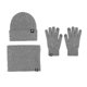 thumbnail image 1 of Conjunto de tres piezas de guantes, gorros y bufandas de punto cálidos de estilo europeo e invernal con terciopelo grueso y gorro. Bufandas, gorros y mitones para mujer., 1 of 3
