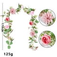 thumbnail image 2 of Peony Vine Floral Arrangement Featuring Realistic Petals For Elegant Home, 2 of 4