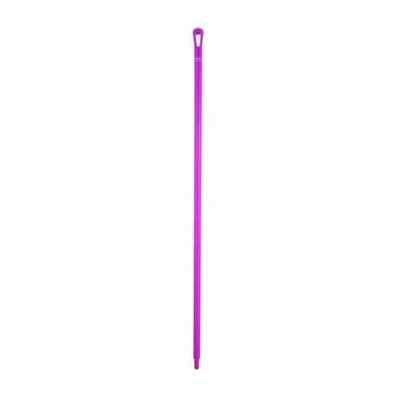 Vikan 59" Color Coded Handle, 1 1/4 in Dia, Pink, Polypropylene 29621