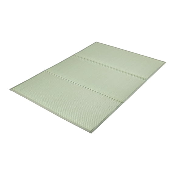 Japanese Tatami Mat Queen Size - Foldable Rush Grass Mattress for Sleeping, Yoga & Meditation - Non-Slip Floor Futon