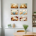 thumbnail image 4 of ZHONGYUTONG Fall Canvas Wall Art Autumn Pumpkin and Maple Leaf Paintings Prints Vintage Farmhouse Pictures Thanksgiving Home Decor (12.00" x 18.00"), 4 of 6