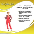 thumbnail image 7 of Toynk Golden Girls Blanche Costume | Officially Licensed | Adult Size XX-Large Female, 7 of 7