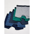thumbnail image 4 of Hanes Ultimate Boys' 5-Pack Boxer Briefs, Solid/Stripes Assorted, X Large, 4 of 5