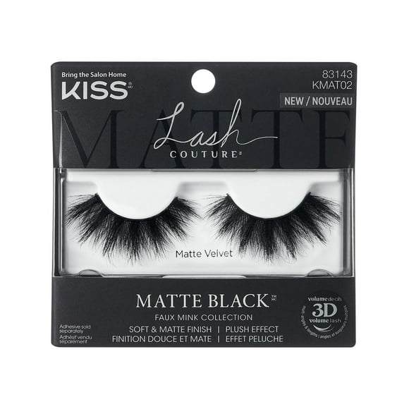 KISS Lash Couture Faux Mink Collection - Matte Velvet - 1 pair