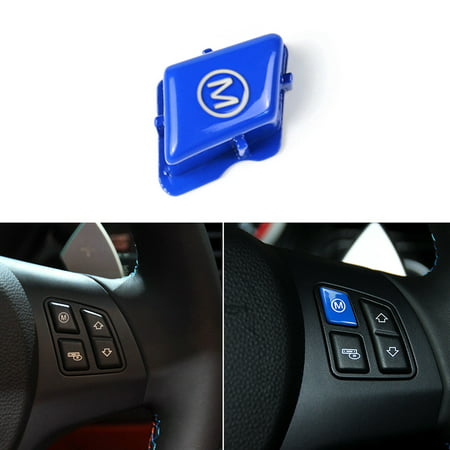 KKmoon Car Sports Steering Wheel M Mode Switch Button Cover Trim for BMW 3 Series E90 E92 E93 M3 2007-2013 Auto Interior