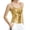 Gold, variant on Women' Color Sexy Camisole Slim Fit Vest With Thin Shoulder Strap Top Gold L Gold L