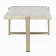 thumbnail image 3 of Elegant White and Champagne Coffee Table: Versatile & Decorative, 3 of 5
