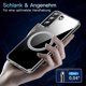 thumbnail image 4 of For Samsung Galaxy S22 5G Phone Case Compatible with MagSafe TPU PC Clear Back Cover, 4 of 5