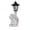 A, variant on B Solar Garden Statue Resin Angel Figurine With Led Illumination Energy-Saving Solar Panel And Durable Build For Patio Pathway Yard Decor 10X6X8In 2.5Lb