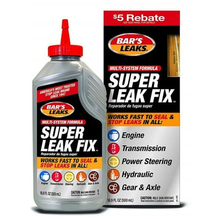 Bars Leaks 1305 16.9 fl oz Super Leak Fix (Best Fix For Slow Leak Tire)