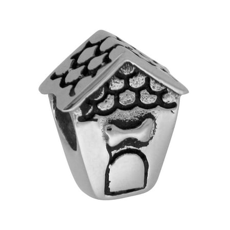 Hallmark Women's Stainless Steel Doghouse Charm