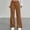 *Brown, variant on ClodeEU Women's Striped Mid Rise Wide Leg Flare Pants,Casual Suit Trousers with Pockets Black,Women's Plus L