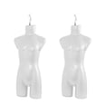 thumbnail image 1 of Atmos Homeware Maniquí de Niño y Niña | Exhibidor Infantil 3/4 de Plástico de Alta Resistencia con Gancho | Cuerpo Unisex para Ropa y Accesorios | Paquete de 5 Piezas color Beige, 1 of 5