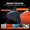 thumbnail image 3 of PVC Pipe Cutter 0 to 2.5 Inch Ratcheting Heavy Duty Tube Cutting Tool with Spare SK5 Blade for PVC CPVC PP-R PEX PE Rubber Hoses, 3 of 6