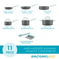 thumbnail image 5 of Rachael Ray Create Delicious Hard Anodized Aluminum Nonstick Cookware Set, 11 Piece, Light Blue Handles, 5 of 9