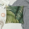 thumbnail image 2 of Nawypu  Green Plant Leaf Decorative Throw Pillow Covers for Couch Bed Sofa Living Room Tropical Plants Leaves Square Cushion Cases Art Home Decor, 2 of 5