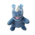thumbnail image 2 of Rhinocero Hand Puppets Rhinocero Plush Puppets,9" Realistic Rhinocero Stuffed Animal Puppets for Kids Rhinocero Puppet for Adults with Movable Mouth, 2 of 9