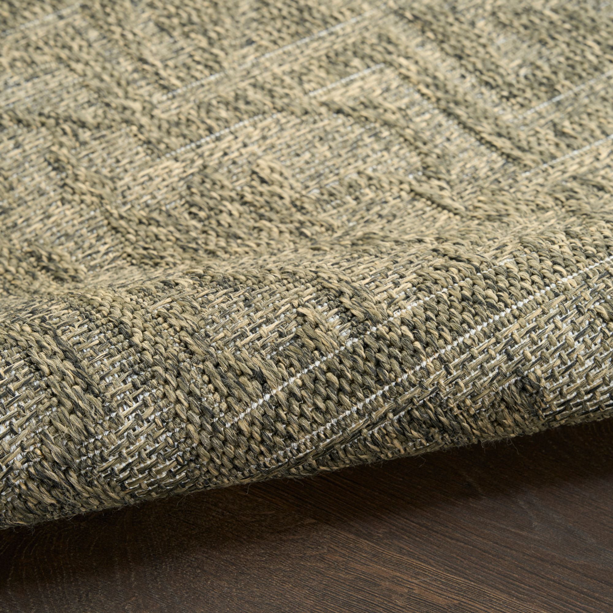 Nourison Tulum 2' x 6' Olive Indoor/Outdoor Rug