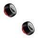 thumbnail image 4 of Toystoory bicicleta auriculares rodamiento impermeable cuarzo relojes montaña bicicleta vástago negro rojo 2Conjunto, 4 of 6