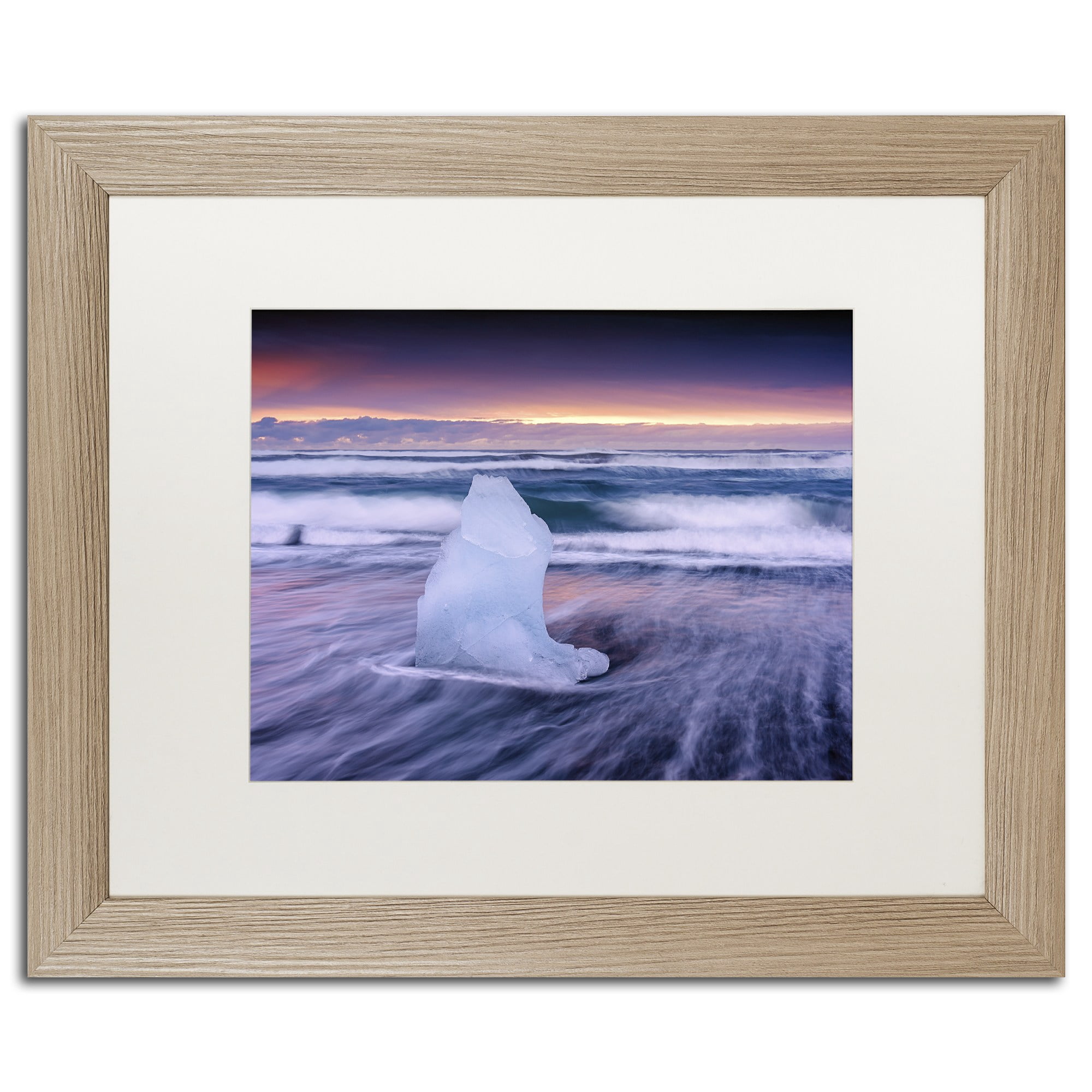 Trademark Fine Art 'Heart' Canvas Art by Nick Bantock, White Matte, Black Frame