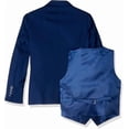 thumbnail image 3 of Jodano Boy's 2141406 Formal 3 Piece Stretch Slim Fit Dress Suit - Medium Blue - 14, 3 of 3