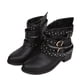thumbnail image 1 of Amzcrzy Zapatos de mujer,Zapatos de mujer,Zapatillas de mujer, Botas de mujer, botines cortos para niña, zapatos de vaquero para motocicleta, de cuero, botines de tacón medio Sandalias Mujer Zapatill, 1 of 3