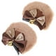 thumbnail image 2 of BRIGHTFUFU 1 par de orejas de oso clips cabello horquilla lolita cosplay, 2 of 7
