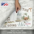 thumbnail image 2 of CounterArt Rustic Lake 4-Pack Reversible Plastic Tabletop Placemats, 2 of 7