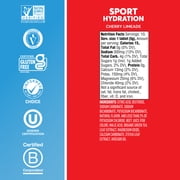 Nuun Sport + Caffeine Electrolyte Hydration Sports Drink Water Enhancer Mix Tablets, Cherry Limeade, 10 Count Tube