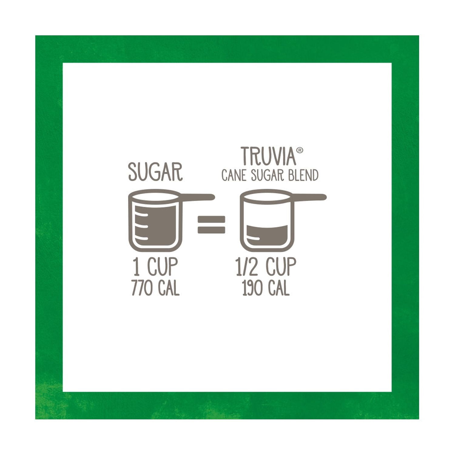 (3 pack) Truvia Cane Sugar Blend, Mix of Stevia Sweetener and Cane Sugar, 24 oz