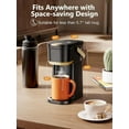 thumbnail image 4 of Single Serve One Cup Coffee Maker, for K Cups and Grounds, Mini Coffee Maker with Portable Handle, 6 to 12 Oz Brew Size, for Travel, Camping, Office, RV and Dorm, Black and Gold, 4 of 4