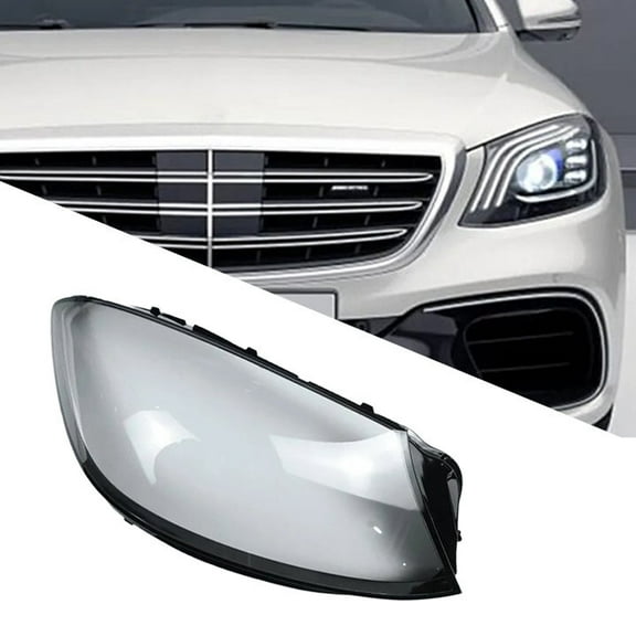 Right Headlamp Lens Cover For 2018 2019 2020 Mercedes-Benz W222 S63 S560 S450