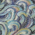 thumbnail image 5 of Addison Rugs Indoor/ Outdoor Surfside Mosaic Waves Washable Rug New Stormy - 1'8" x 2'6", 5 of 5