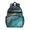 Teal Gold Wave, variant on White Gray Red Marble Pattern Backpack for School,Cute School Bag,Schoolbag with Adjustable Shoulder Straps & Padded Back,15.25"x11.5"x5.25"