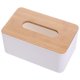 thumbnail image 1 of Funda para caja de pañuelos, caja de pañuelos para oficina, caja de pañuelos para sala de estar, servilletero rectangular, 1 of 6