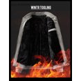 thumbnail image 5 of Chaquetas de invierno para hombre, Parka gruesa con cuello levantado, abrigos para hombre, chaquetas informales de algodón polar cálido para hombre, ropa masculina 4XL 5XL, 5 of 5