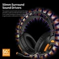 thumbnail image 4 of Ajazz AX120 - 7.1 Channel Stereo Gaming Headset Noise Cancelling Over Ear Headphones with Mic, 4 of 8
